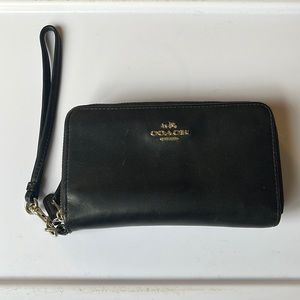 Coach double pocket wallet